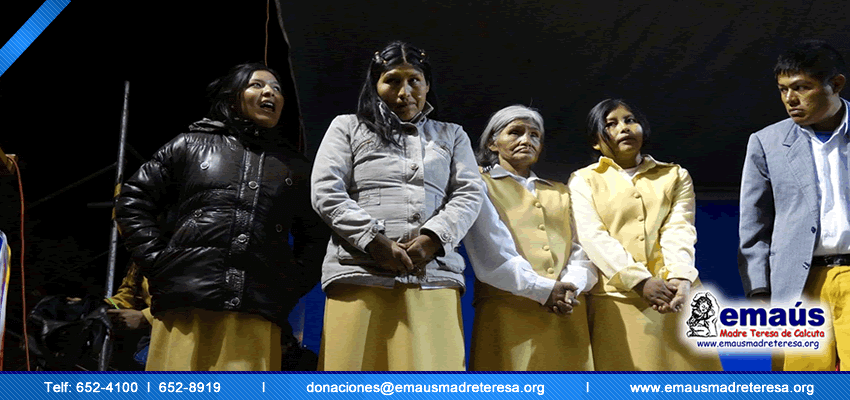 Donación de ropa para albergue en Huancayo 2014