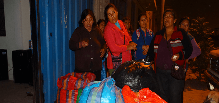Donación de champiñones