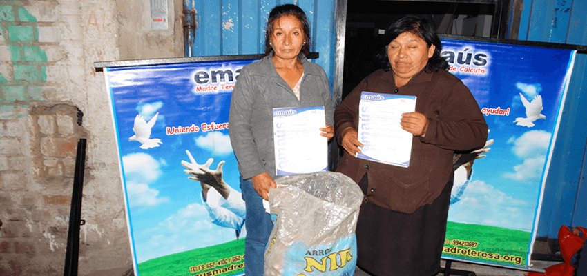 Donación de champiñones