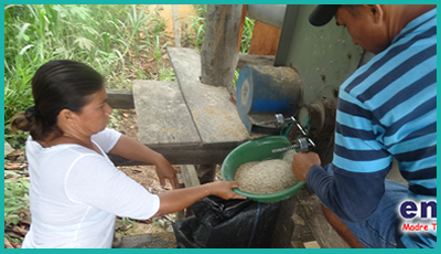 Donación de máquina piladora de arroz