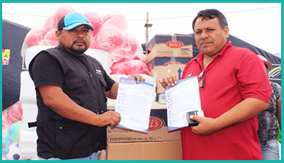 Donación para las familias de la comunidad de Oasis - VES