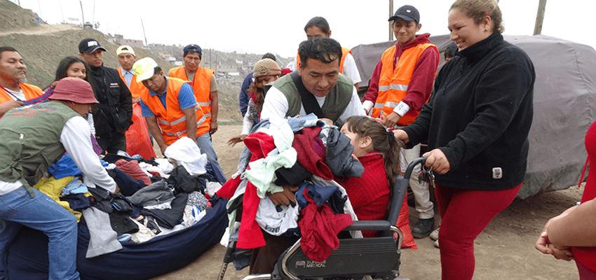 Donación de ropa