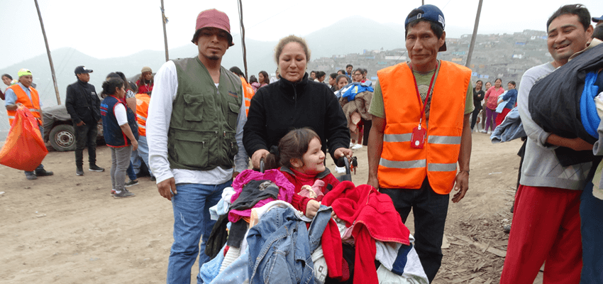 Donación de ropa
