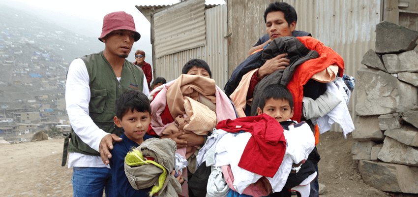 Donación de ropa