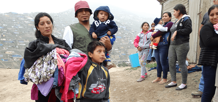 Donación de ropa