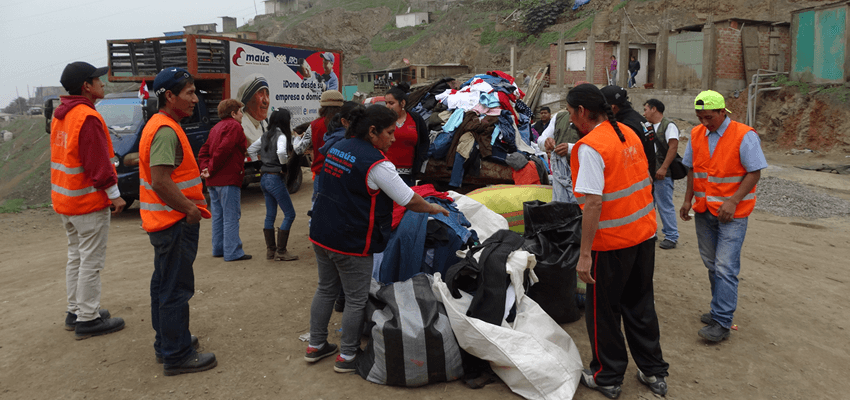 Donación de ropa