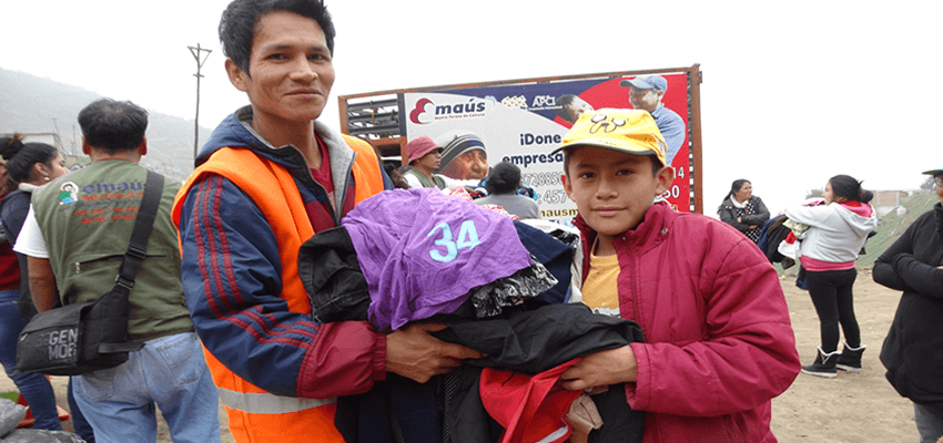Donación de ropa