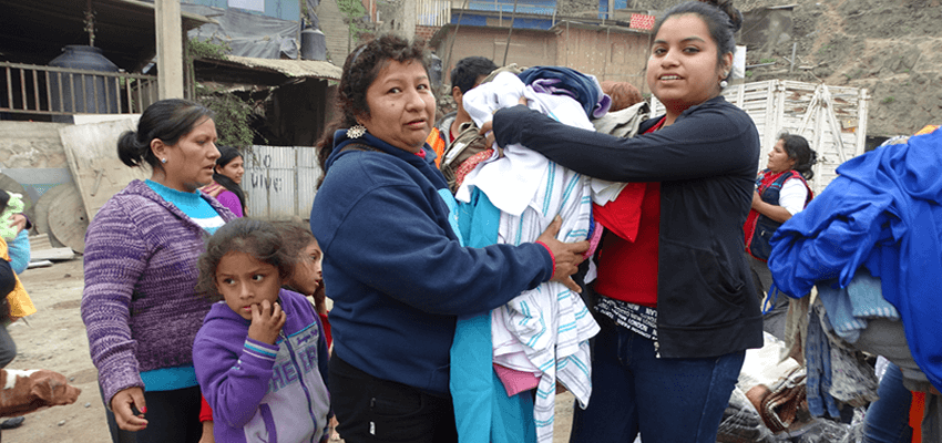 Donación de ropa