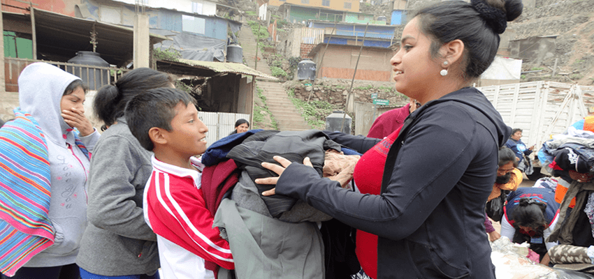 Donación de ropa