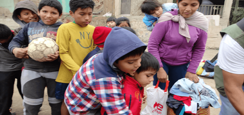 Donación de ropa