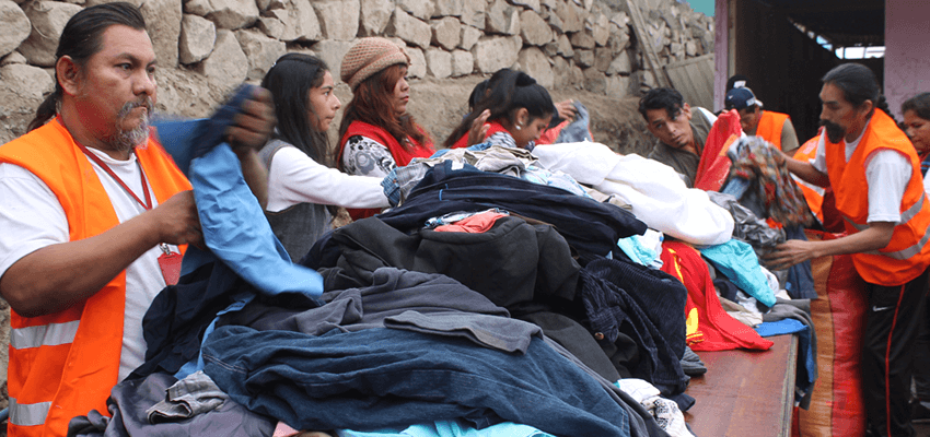 Donación de ropa