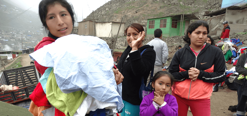 Donación de ropa
