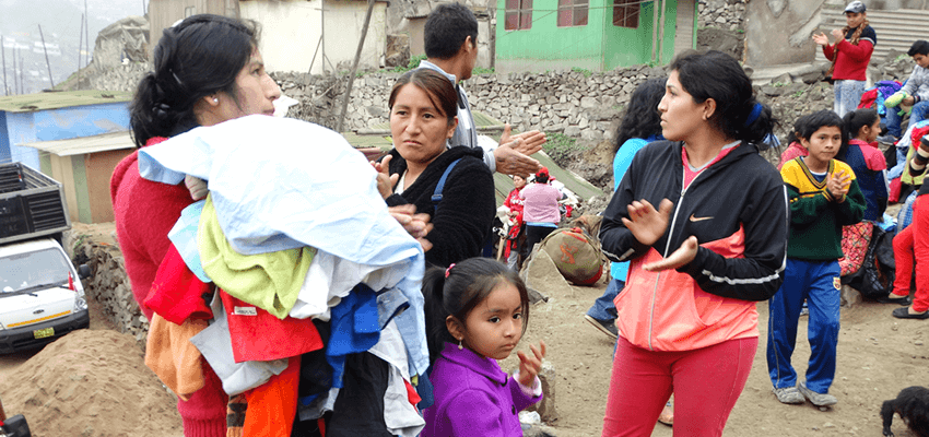 Donación de ropa