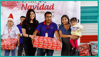 Donaciones de juguetes para Villa María del Triunfo en Navidad