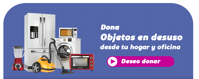Dona objetos en desuso